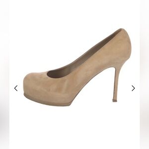 Yves Saint Laurent Tan High Heel Pumps
